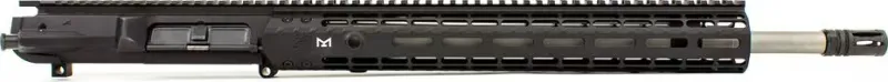 Aero Precision M5E1 Enhanced 18\" .308 Stainless Steel Complete Upper Receiver with 15\" Enhanced Gen 2 M-LOK Handguard - Anodized Black - APAR308554M26 - Upper Receiver for AR-15 - view 2