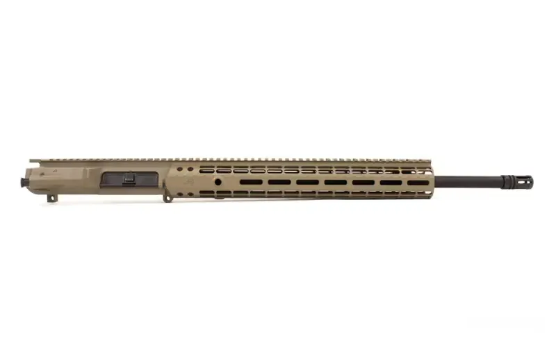 Aero Precision M5E1 Enhanced 20\" .308 CMV Complete Upper Receiver with 15\" Enhanced M-LOK Handguard - Cerakote FDE - APAR308556M27 - Upper Receiver for AR-15 - view 2