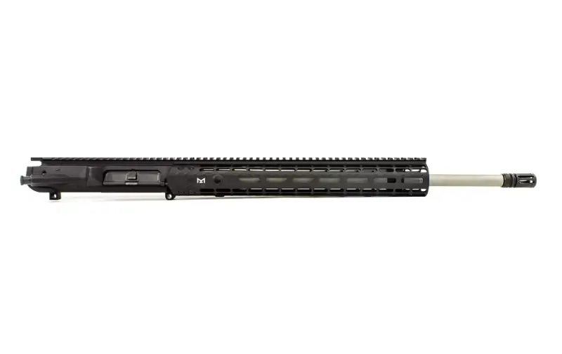 Aero Precision M5E1 Enhanced 20\" .308 Stainless Steel Complete Upper Receiver with 15\" Enhanced M-LOK Handguard - Anodized Black - APAR308554M34 - Upper Receiver for AR-15, vista 2