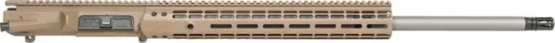 Aero Precision M5E1 Enhanced 24\" 6.5 Creedmoor Stainless Steel Complete Upper Receiver with 15\" Enhanced M-LOK Handguard - Cerakote FDE - APAR308556M47 - Upper Receiver for AR-15, vista 2