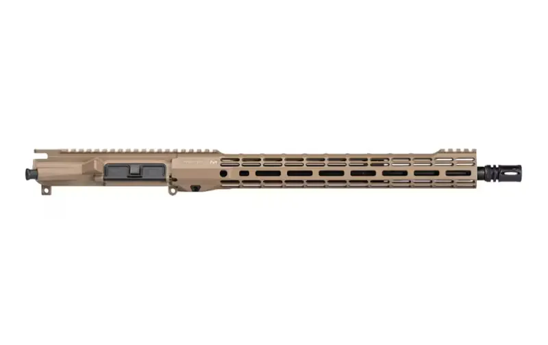 Aero Precision Threaded Complete Upper, 16\" 5.56 HBAR Mid-Length Barrel with 15\" ATLAS S-ONE M-LOK Handguard - FDE Cerakote - APAR700115M97 - Upper Receiver for AR-15 - view 1