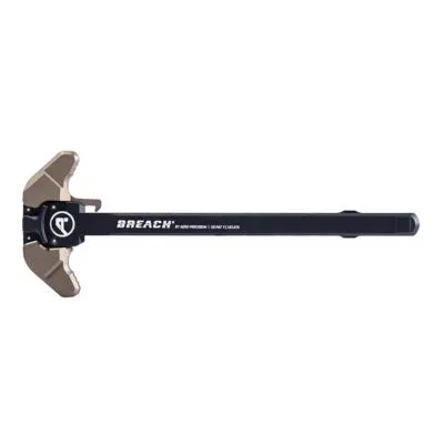 Aero Precision AR-15 Breach Ambi Charging Handle w/ Small Lever - Black/Kodiak Brown - Charging Handle for AR-15 - view 1