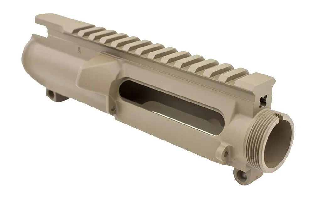 Aero Precision AR-15 Stripped Upper Receiver, No Forward Assist - FDE - Upper Receiver for AR-15, vista 1