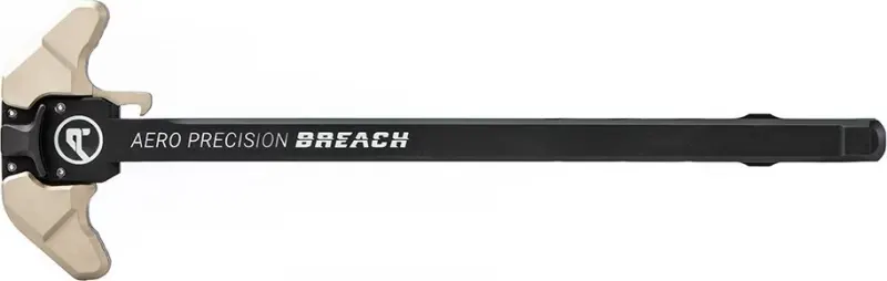 Aero Precision AR10 BREACH Ambi Charging Handle w/ Small Lever - FDE - APRA700320C - Charging Handle for AR-15 - view 2