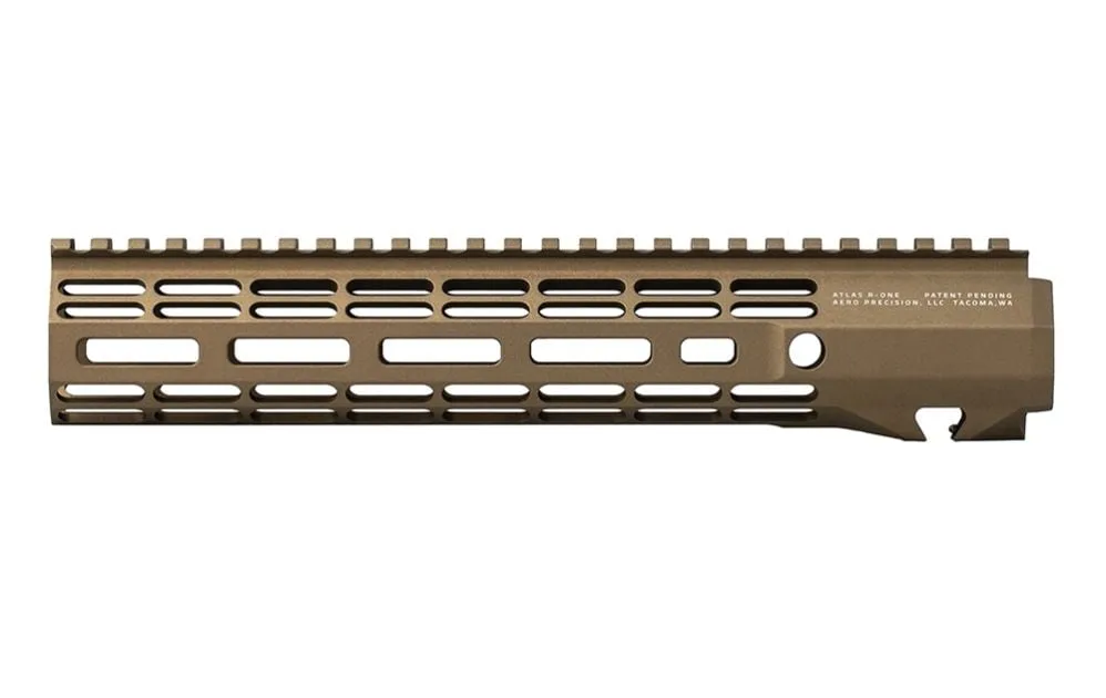 Aero Precision AR15 10.3" ATLAS R-ONE M-LOK Handguard - Burnt Bronze Cerakote - Handguard for AR-15, vista 1