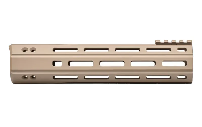 Aero Precision AR15 9.3" Quantum M-LOK Handguard with BAR Barrel Nut - Magpul FDE Cerakote - APRA400112A - Handguard for AR-15, vista 2