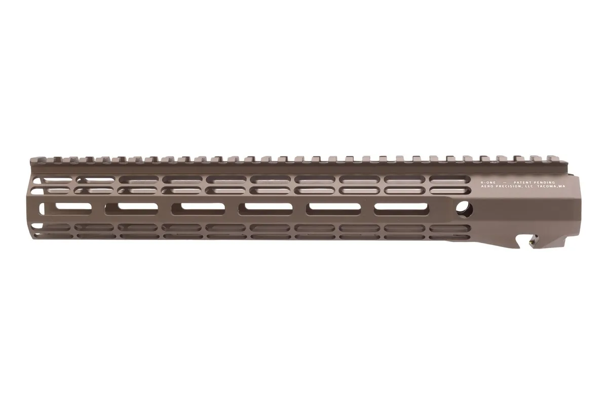 Aero Precision AR15 ATLAS R-ONE M-LOK Handguard 12.7in Kodiak Brown - Handguard for AR-15, vista 2