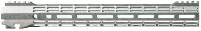 Aero Precision AR15 ATLAS S-ONE M-LOK Handguard - Uncoated 15in Raw - Aluminum - Handguard for AR-15, vista 1