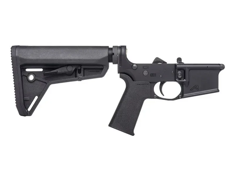 Aero Precision AR15 Complete Lower Receiver w/ MOE SL Grip & SL Carbine Stock - Anodized - Lower Receiver for AR-15 - view 1