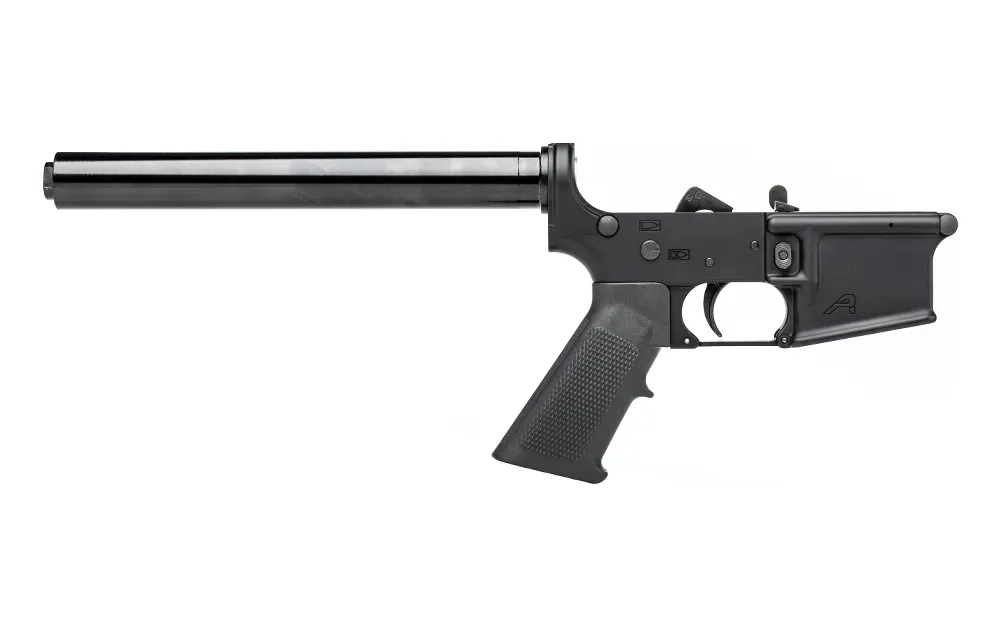 Aero Precision AR15 Rifle Complete Lower Receiver w/ A2 Grip, No Stock - Anodized Black - Lower Receiver for AR-15, vista 1