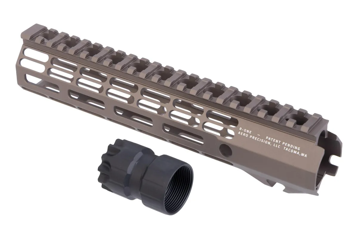 Aero Precision ATLAS R-ONE M-LOK AR-15 Handguard - Kodiak Brown Anodized - 9.3" - Handguard for AR-15, vista 3