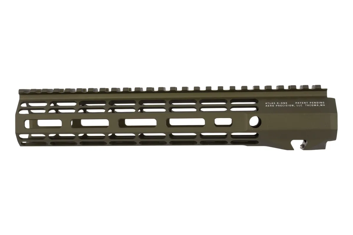 Aero Precision ATLAS R-ONE M-LOK AR-15 Handguard - ODG Anodized - 10.3" - Handguard for AR-15, vista 3