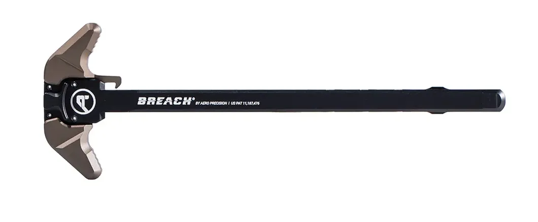 Aero Precision Breach Ar-15 Ambidextrous Charging Handle - Black/ODG - Large Lever - Charging Handle for AR-15 - view 2