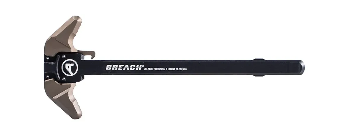 Aero Precision Breach Ar-15 Ambidextrous Charging Handle - Black/ODG - Large Lever - Charging Handle for AR-15 - view 3