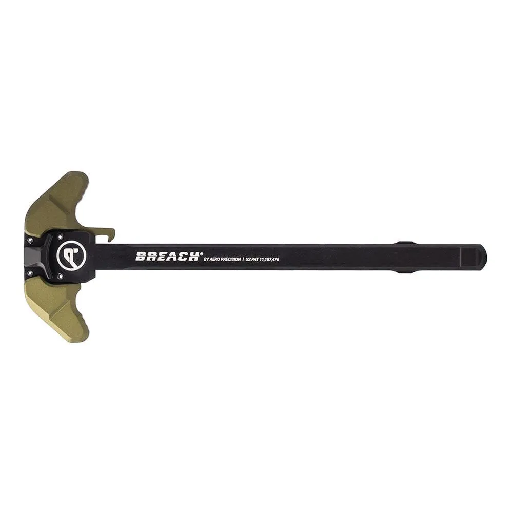 Aero Precision Breach Ar-15 Ambidextrous Charging Handle - Black/ODG - Small Lever - Charging Handle for AR-15 - view 2