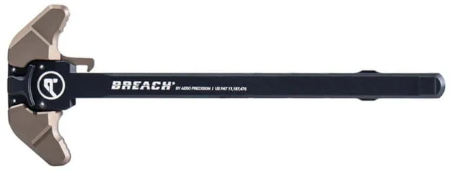 Aero Precision Breach Ar-15 Ambidextrous Charging Handle - Black/Tan - Small Lever - Charging Handle for AR-15 - view 3
