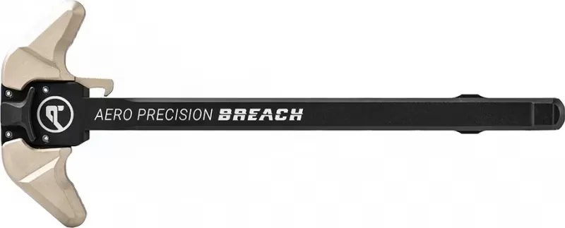 Aero Precision Breach Ar-15 Ambidextrous Charging Handle - Blk/Tan - Large Lever - Charging Handle for AR-15 - view 2