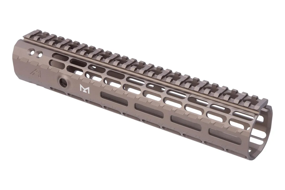 Aero Precision Enhanced M-LOK AR-15 Handguard GEN 2 - Kodiak Brown Anodized - 10.7" - Handguard for AR-15, vista 1