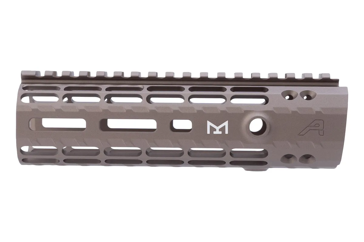 Aero Precision Enhanced M-LOK AR-15 Handguard GEN 2 - Kodiak Brown Anodized - 7.3" - Handguard for AR-15, vista 2