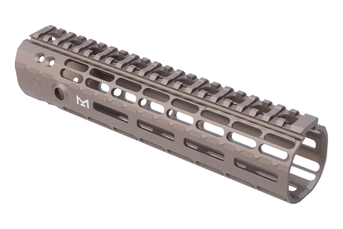 Aero Precision Enhanced M-LOK AR-15 Handguard GEN 2 - Kodiak Brown Anodized - 9.3" - Handguard for AR-15, vista 1