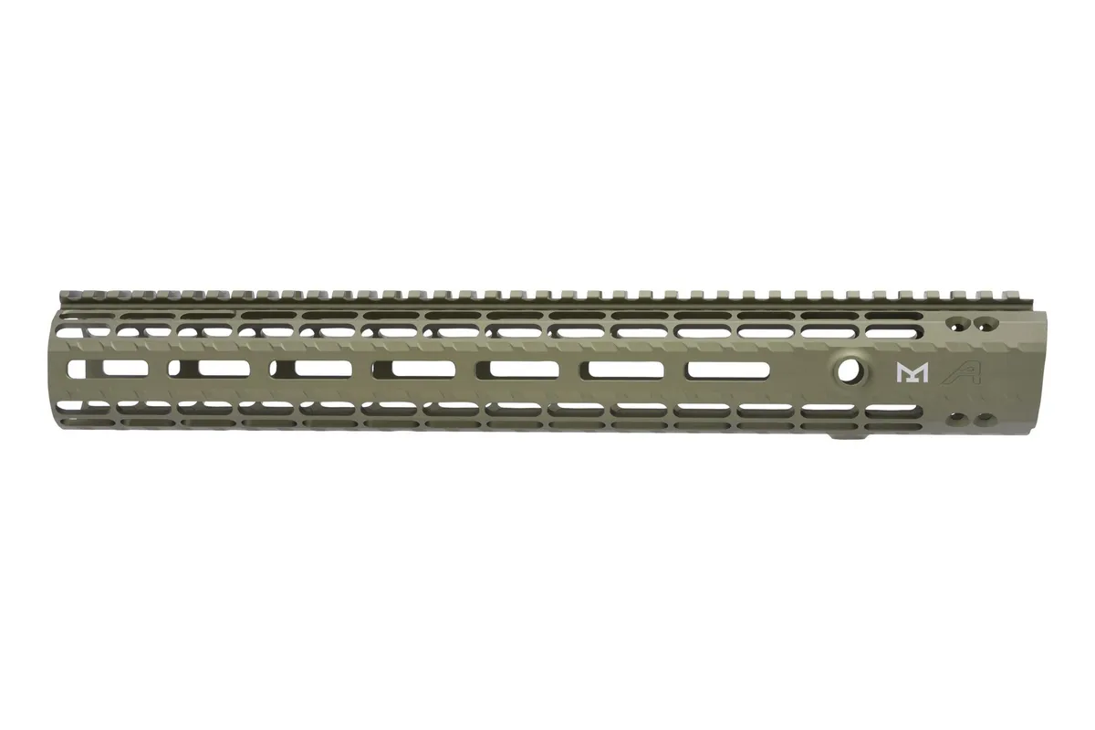 Aero Precision Enhanced M-LOK AR-15 Handguard GEN 2 - ODG Anodized - 15" - Handguard for AR-15, vista 2