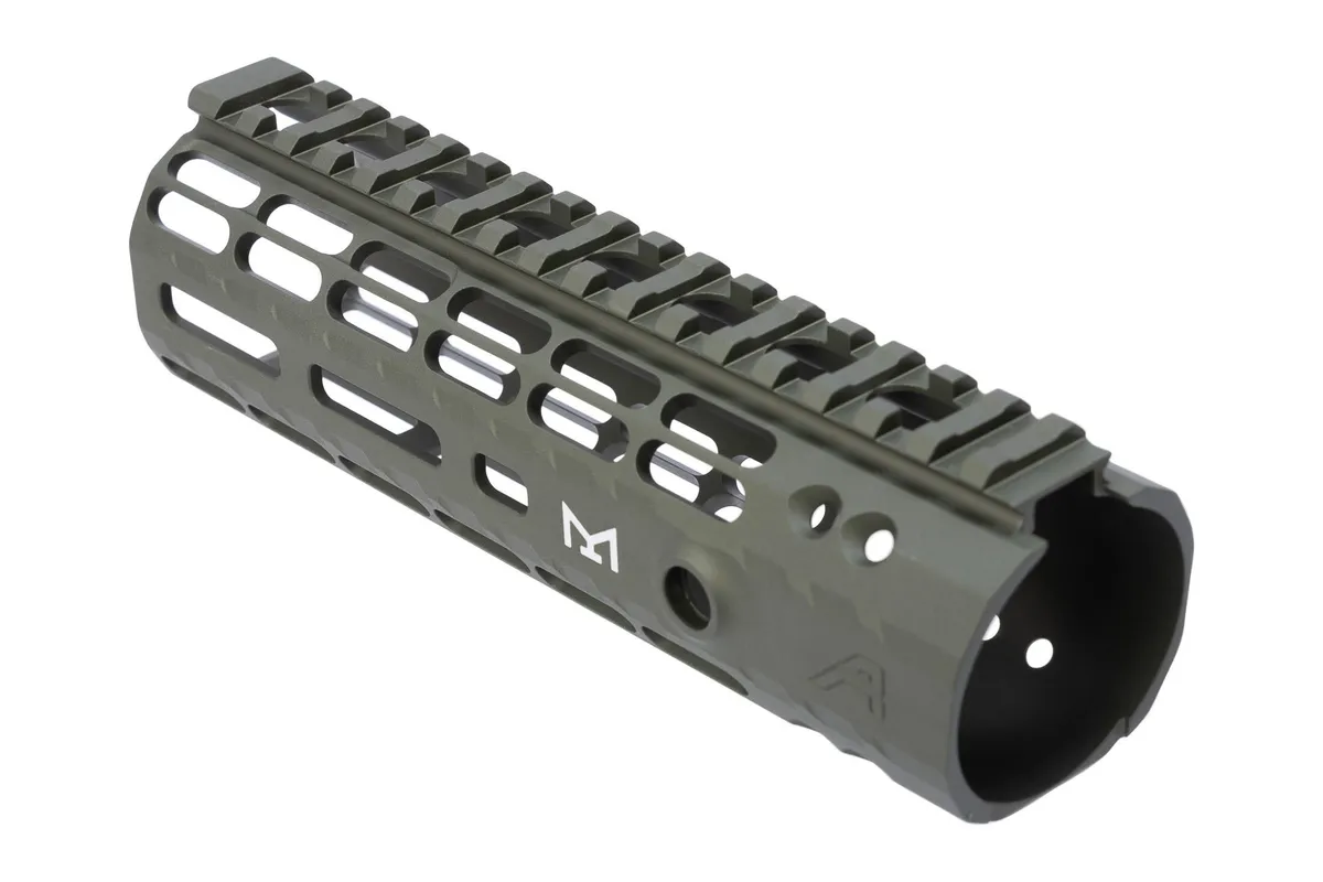 Aero Precision Enhanced M-LOK AR-15 Handguard GEN 2 - ODG Anodized - 7.3" - Handguard for AR-15, vista 4