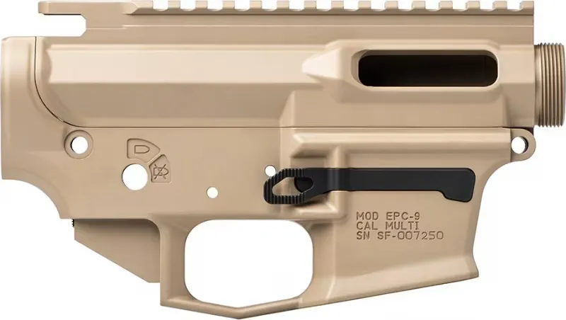 Aero Precision Epc 9 Receiver Sets Threaded - Epc 9 Threaded Receiver Set 9mm/40 S&W Fde - Lower Receiver for AR-15, vista 2