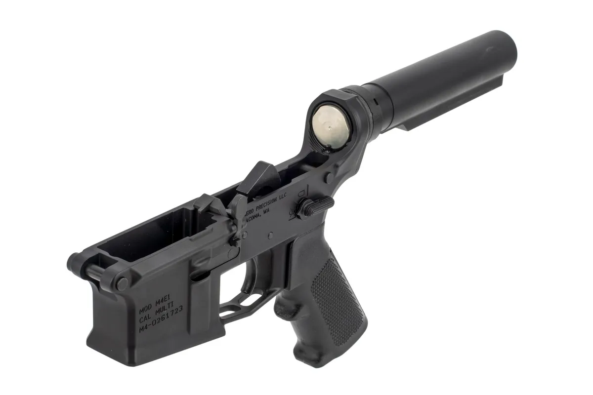 Aero Precision M4e1 Carbine Complete Ar-15 Lower Receiver - No Stock & A2 Grip - Black - Lower Receiver for AR-15 - view 4