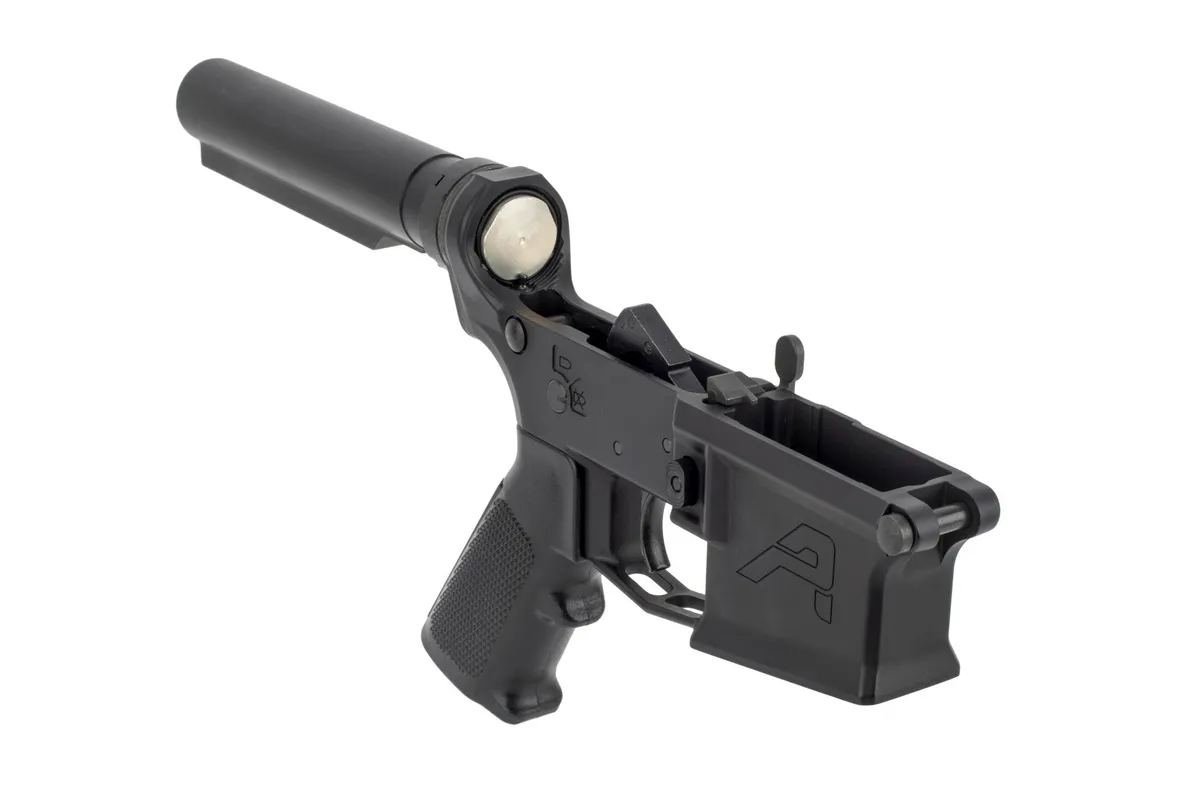 Aero Precision M4e1 Carbine Complete Ar-15 Lower Receiver - No Stock & A2 Grip - Black - Lower Receiver for AR-15 - view 1