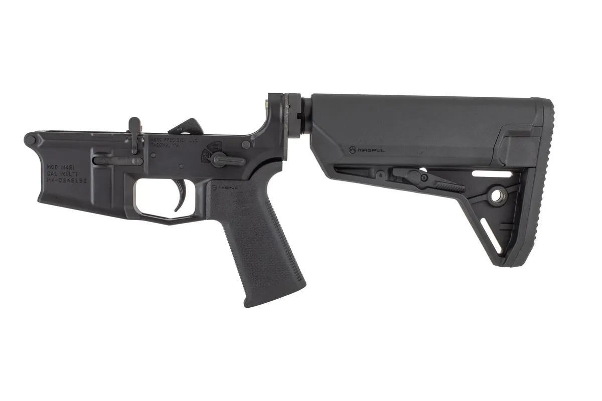 Aero Precision M4e1 Complete Lower Receiver W/moe Sl Grip & Sl-S Carbine Stock - Lower Receiver for AR-15, vista 3