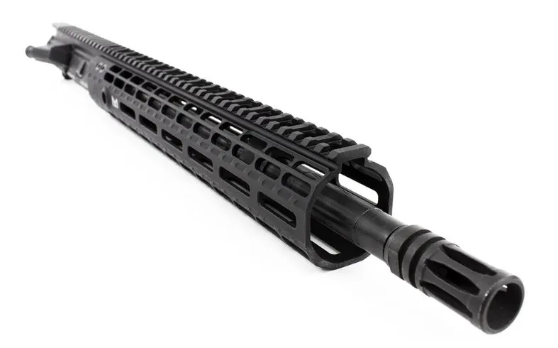 Aero Precision M4E1 Complete Upper 14.5" 5.56 Mid-Length Barrel EM-12 Gen 2 Handguard - Anodized Black - Upper Receiver for AR-15, vista 1