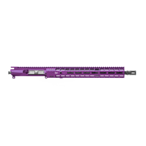 Aero Precision M4E1 Complete Upper, 16" 5.56 Mid-Length Barrel, 15" Enhanced Gen 2 Handguard - Purple Anodized - Upper Receiver for AR-15, vista 1
