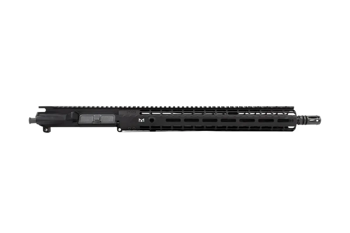 Aero Precision M4E1 Complete Upper, 16" 5.56 Mid-Length Barrel, 15" Enhanced Gen 2 Handguard - Anodized Black - Upper Receiver for AR-15, vista 1