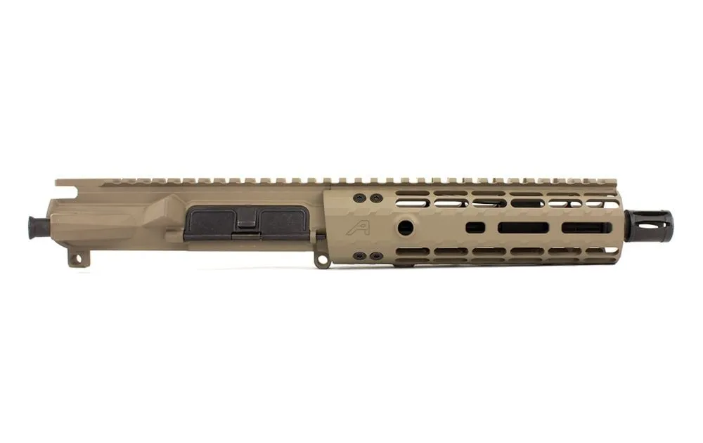 Aero Precision M4E1 Complete Upper, 7.5" 5.56 Barrel, EM-7 Gen 2 Handguard - FDE Cerakote - Upper Receiver for AR-15, vista 1