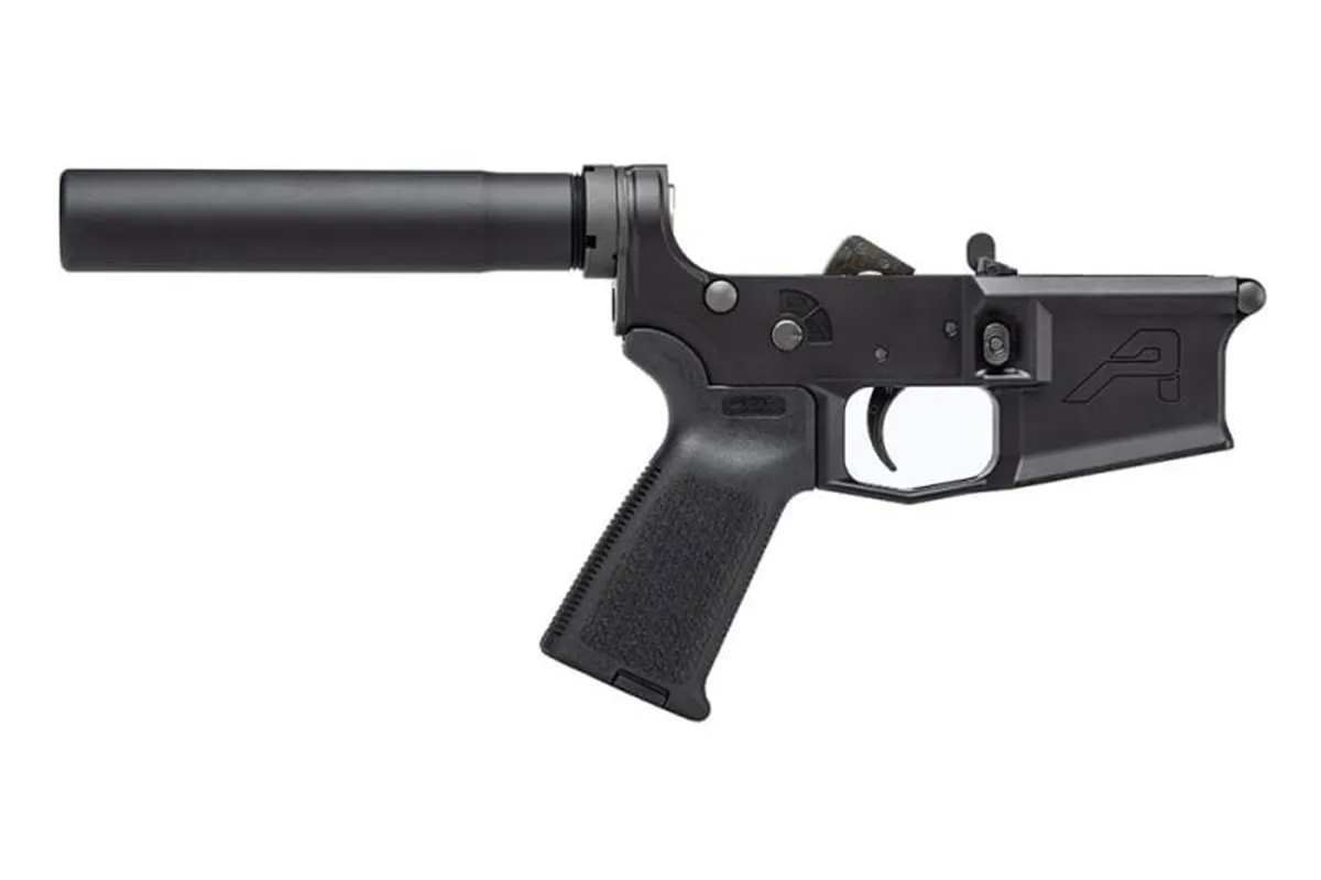 Aero Precision M4E1 Pistol Complete Lower Receiver w/ Magpul MOE Grip - Black - Lower Receiver for AR-15 - view 1