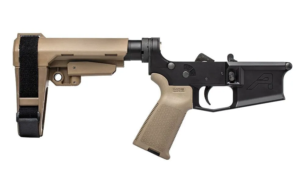 Aero Precision M4e1 Pistol Lower Complete W/ A2 Grip - Lower Receiver for AR-15, vista 1