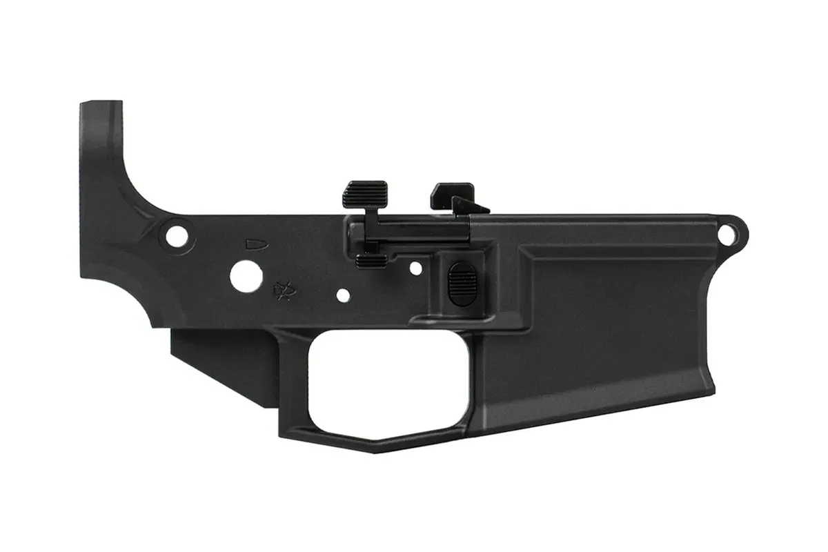 Aero Precision M4E1 PRO Ambidextrous Stripped Lower Receiver - Black - Lower Receiver for AR-15, vista 1