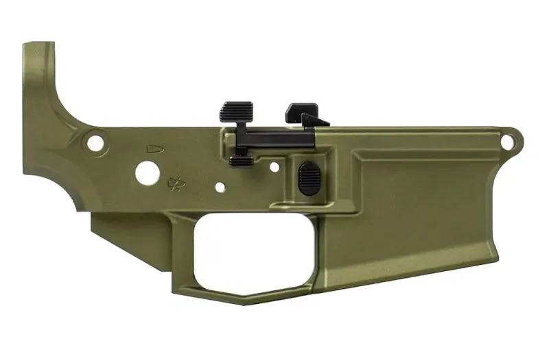 Aero Precision M4e1 Pro Stripped Lower Receiver - M4e1 Pro Stripped Lower Receiver O.D. Green - Lower Receiver for AR-15 - view 1