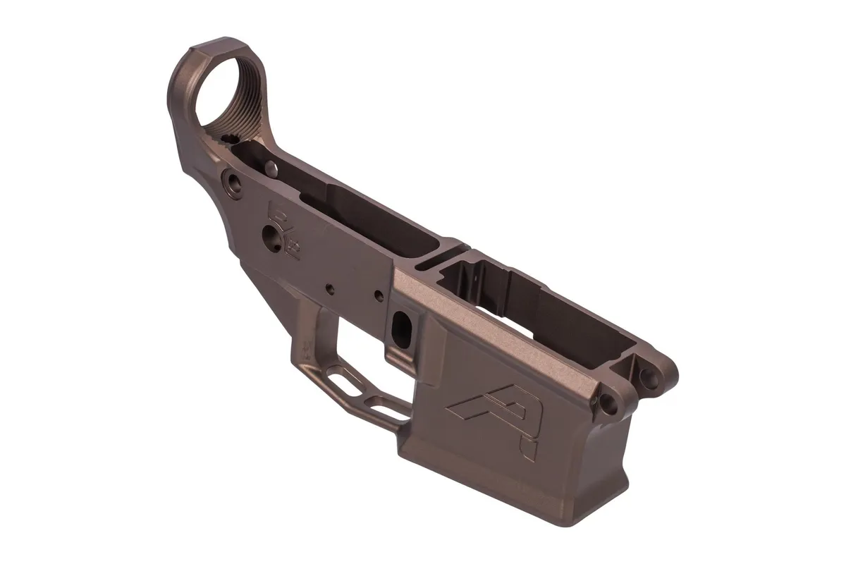 Aero Precision M4E1 Stripped Lower Receiver - Kodiak Brown Anodized - Lower Receiver for AR-15 - view 1