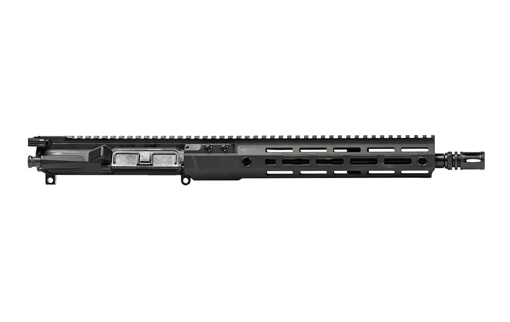 Aero Precision M4E1 Threaded 12.5" 5.56 Carbine-Length Gov Profile, Upper Receiver Group w/ 11.4" MOD 4 - Anodized Black - Upper Receiver for AR-15, vista 1