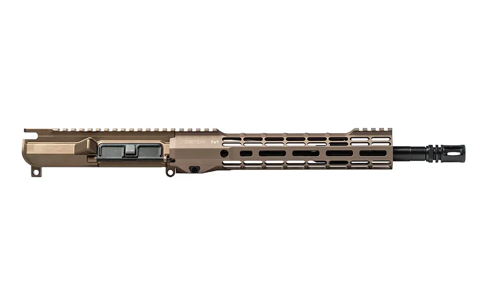 Aero Precision M4E1 Threaded 12.5" 5.56 Carbine No Forward Assist Complete Upper W/ 10.3" M-LOK S-ONE Handguard - Kodiak Brown Anodized - Upper Receiver for AR-15 - view 1