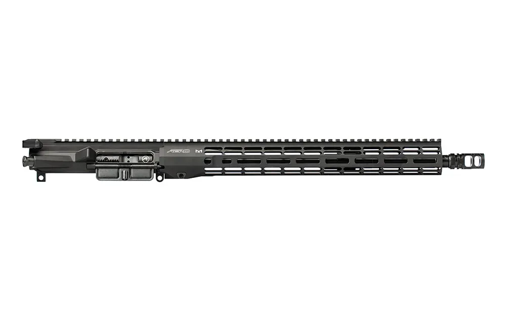 Aero Precision M4E1 Threaded 16" 5.56 Mid-Length Complete Upper w/ 15" R-ONE, VG6 GAMMA 556, BREACH Charging Handle, 5.56 BCG - Anodized Black - Upper Receiver for AR-15, vista 1