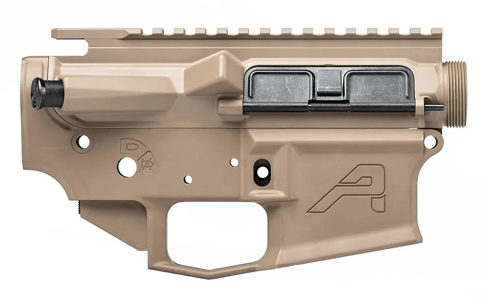Aero Precision M4E1 Threaded Assembled Receiver Set - FDE Cerakote - Lower Receiver for AR-15 - view 1