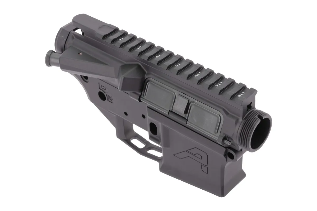 Aero Precision M4e1 Threaded Assembled Receiver Sets - M4e1 Threaded Assembled Receiver Set For Ar15 Anodized Black - Lower Receiver for AR-15 - view 1
