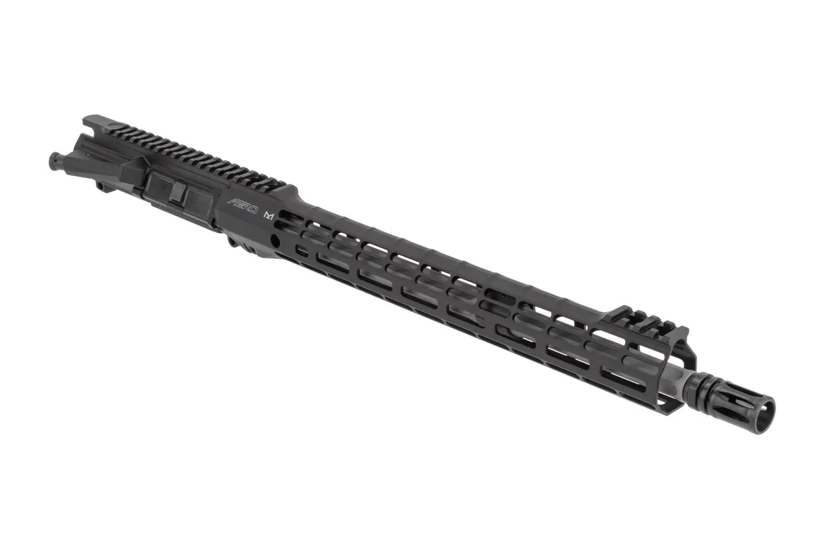 Aero Precision M4e1 Threaded Barreled Ar-15 Upper .223 Wylde Fluted Mid-Length Atlas S-One - 16" - Upper Receiver for AR-15, vista 1