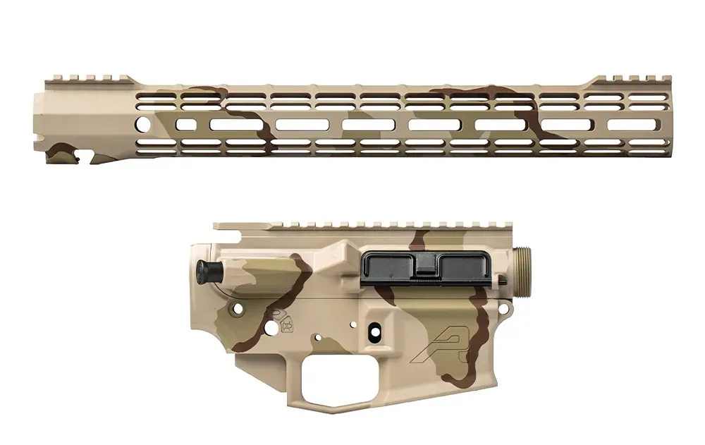 Aero Precision M4E1 Threaded Builder Set w/ 15" S-ONE M-LOK Handguard - DCU Camouflage - Upper Receiver for AR-15 - view 1