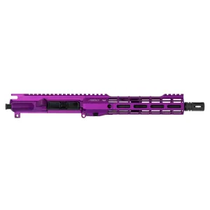 Aero Precision M4E1 Threaded Complete Upper, 10" .300 Blackout Barrel, 9.3" M-LOK S-ONE Handguard - Purple Anodized - Upper Receiver for AR-15 - view 1
