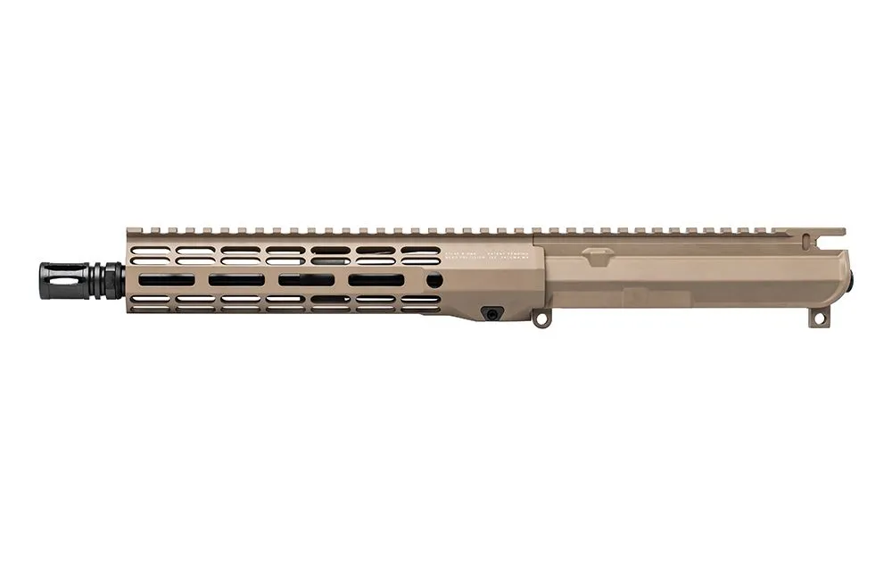 Aero Precision M4E1 Threaded Complete Upper 10" .300 Blackout Barrel ATLAS R-ONE 9" M-LOK HG - FDE Cerakote - Upper Receiver for AR-15 - view 1