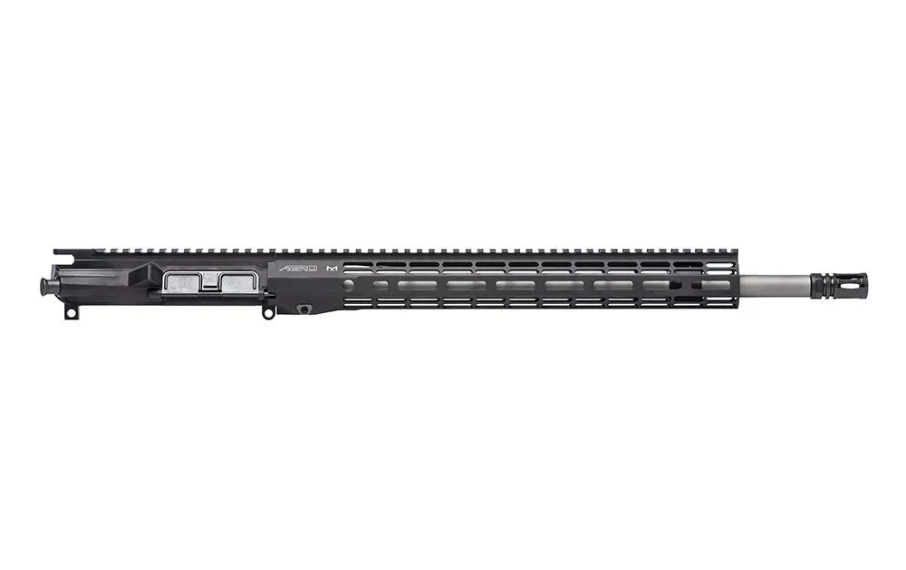 Aero Precision M4E1 Threaded Complete Upper 18" 6.5 Grendel SS Barrel ATLAS R-ONE 15" M-LOK HG - Anodized - Upper Receiver for AR-15, vista 1