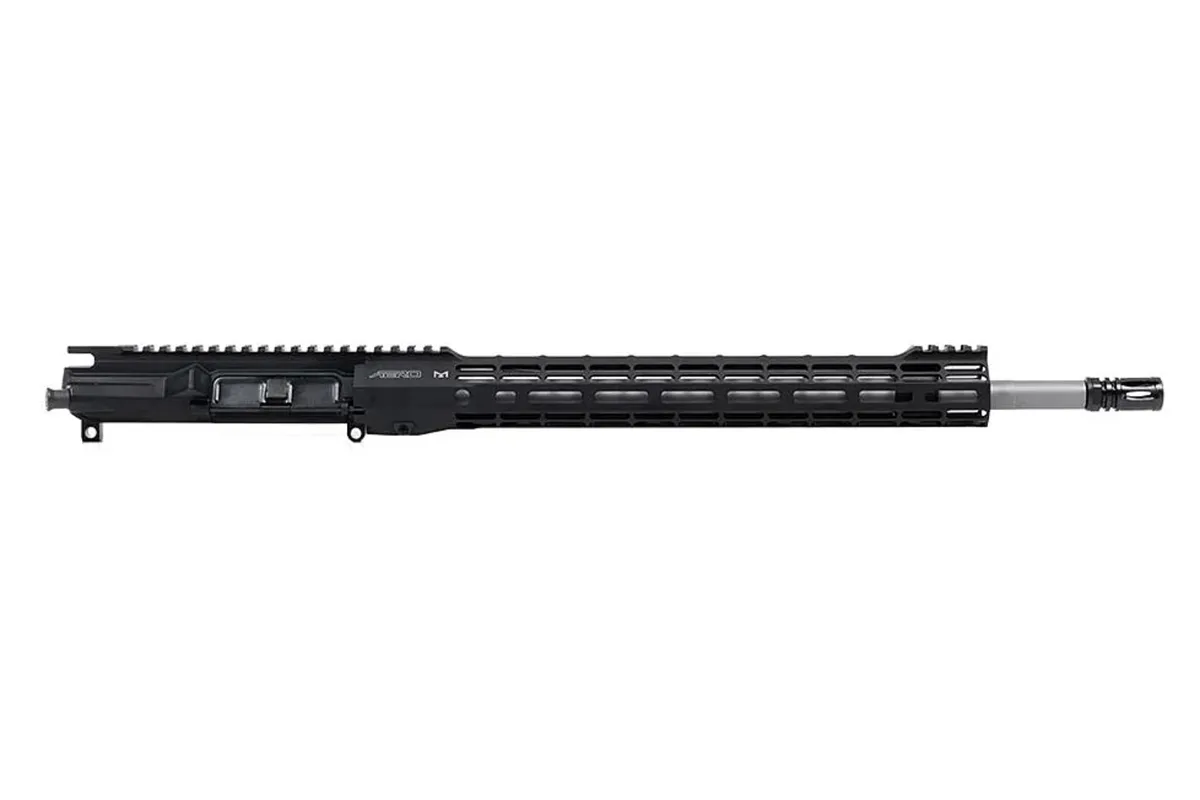 Aero Precision M4E1 Threaded Complete Upper, 18" 6.5 Grendel SS Barrel ATLAS S-ONE 15" M-LOK HG - Anodized Black - Upper Receiver for AR-15 - view 1
